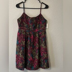 Nordstrom Halogen Mulitcolor Strappy Dress‎ Size 4 NWT
